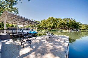 Waterfront Lake LBJ Cabin w/ Private Dock!