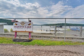 Stylish Harveys Lake Apt - Steps to the Water!