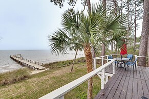 Carrabelle Retreat w/ Boat Dock + Views of Gulf!
