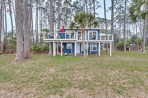 Carrabelle Retreat w/ Boat Dock + Views of Gulf!