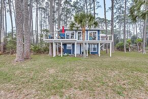 Carrabelle Retreat w/ Boat Dock + Views of Gulf!