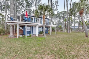 Carrabelle Retreat w/ Boat Dock + Views of Gulf!