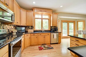 Riverfront Bliss in Rice Lake: Deck, Grill & Hike!