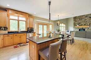 Riverfront Bliss in Rice Lake: Deck, Grill & Hike!