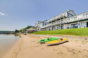Beachfront Onekama Vacation Rental w/ Balcony!