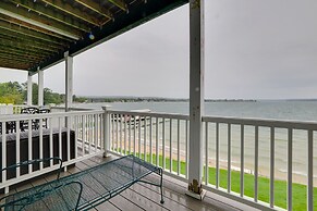 Beachfront Onekama Vacation Rental w/ Balcony!