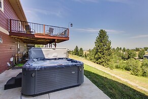 9 Mi to Helena: Mtn-view & Hot Tub at Huge Home