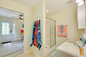 Deck, Grill & Fire Pit: Waterfront Texas Retreat