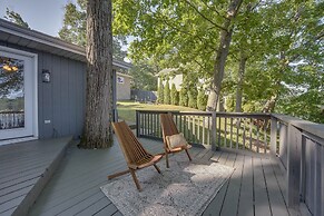 Delton Oasis Retreat w/ Lake Views & Deck!