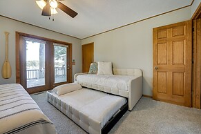 Delton Oasis Retreat w/ Lake Views & Deck!