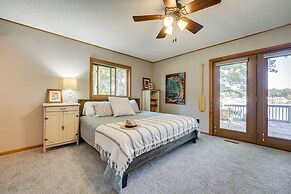Delton Oasis Retreat w/ Lake Views & Deck!