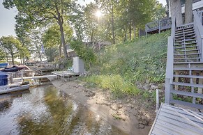 Delton Oasis Retreat w/ Lake Views & Deck!