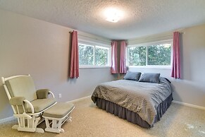 Serene Forest Grove Home w/ Deck & Stunning Views!