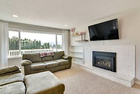 Serene Forest Grove Home w/ Deck & Stunning Views!