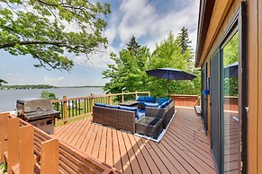 Waterfront Fox Lake Vacation Rental w/ Fire Pit!