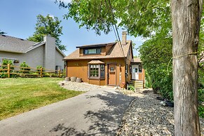 Waterfront Fox Lake Vacation Rental w/ Fire Pit!