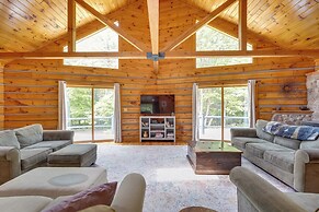 A-frame Log Home w/ Game Room Near Lake George!