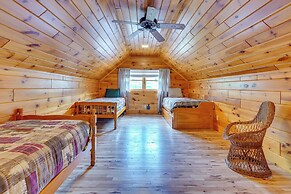 A-frame Log Home w/ Game Room Near Lake George!