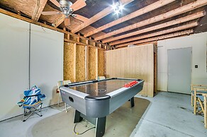 Prudenville Family Home w/ Game Room & Fire Pit!
