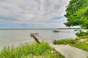 Lakefront Michigan Abode w/ Deck, Dock & Fire Pit!