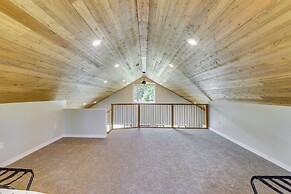 Modern Lakeside Cabin w/ Mountain Views & Hot Tub!