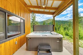 Modern Lakeside Cabin w/ Mountain Views & Hot Tub!