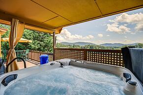 Wraparound Deck & Hot Tub: Blue Ridge Mtn Cabin