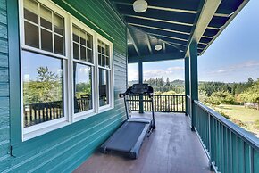 Rainier Home on 20 Acres w/ Blueberry Farm!