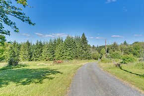 Rainier Home on 20 Acres w/ Blueberry Farm!