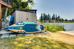 Gorgeous Long Lake Home w/ Dock, Kayak, SUP & More