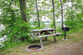 Lakefront Wisconsin Cabin: Dock, Walk to Beach!