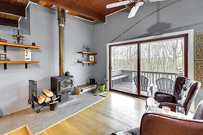 'alpine House' Modern Delevan Cabin on 2 Acres