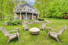 Wisconsin Vacation Rental w/ Fire Pit on Long Lake