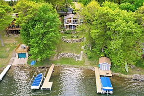 Wisconsin Vacation Rental w/ Fire Pit on Long Lake