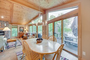 Wisconsin Vacation Rental w/ Fire Pit on Long Lake