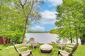 Wisconsin Vacation Rental w/ Fire Pit on Long Lake