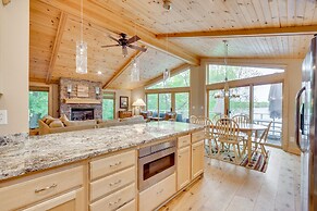 Wisconsin Vacation Rental w/ Fire Pit on Long Lake