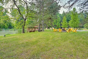 Magical Metamora Cottage w/ Fire Pit, Pond, Deck!