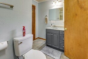 Charming Kaw Lake Country Home w/ Game Room!