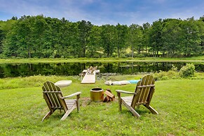 Lakefront Catskills Container Home: Private Lake