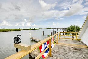 Golden Meadow Getaway: Waterfront Retreat w/ Deck