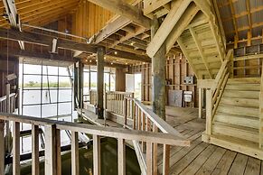 Golden Meadow Getaway: Waterfront Retreat w/ Deck