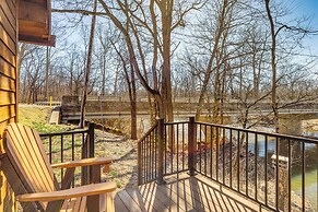 Riverfront Covington Cabin w/ Deck & Fire Pit!