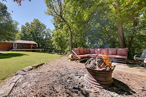 Riverfront Covington Cabin w/ Deck & Fire Pit!