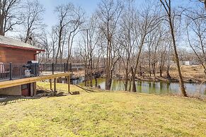 Riverfront Covington Cabin w/ Deck & Fire Pit!