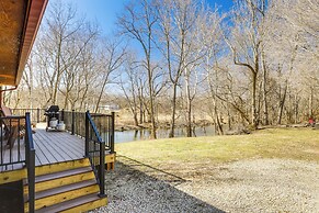 Riverfront Covington Cabin w/ Deck & Fire Pit!