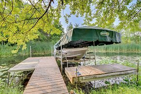 Waterfront Wahkon Home w/ Wraparound Deck & Docks
