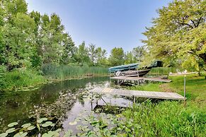 Waterfront Wahkon Home w/ Wraparound Deck & Docks