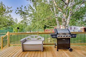 Waterfront Wahkon Home w/ Wraparound Deck & Docks